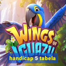 handicap 5 tabela