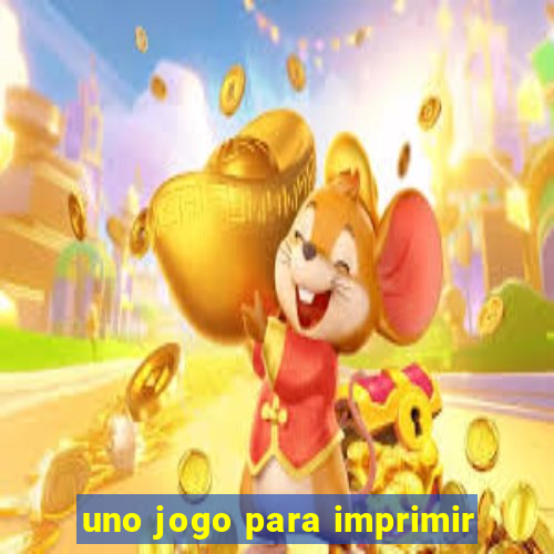 uno jogo para imprimir