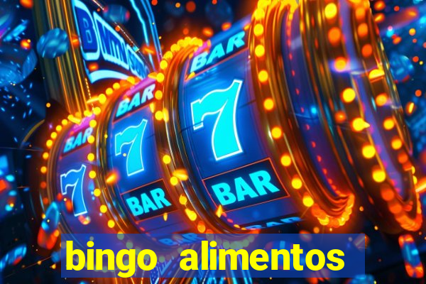 bingo alimentos para imprimir