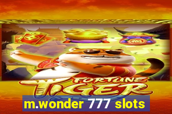 m.wonder 777 slots